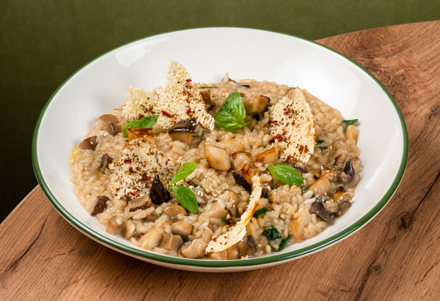 Ризотто с белыми грибами