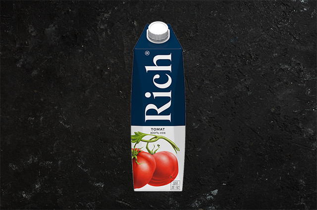 Сок Rich Томатный  пакет. 1 л