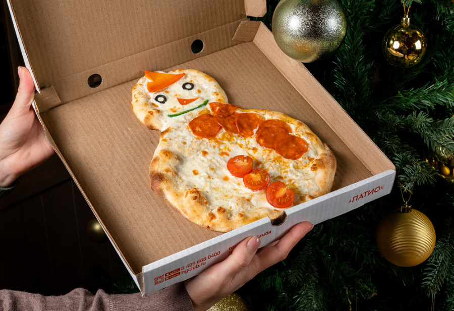 Пицца Снеговик