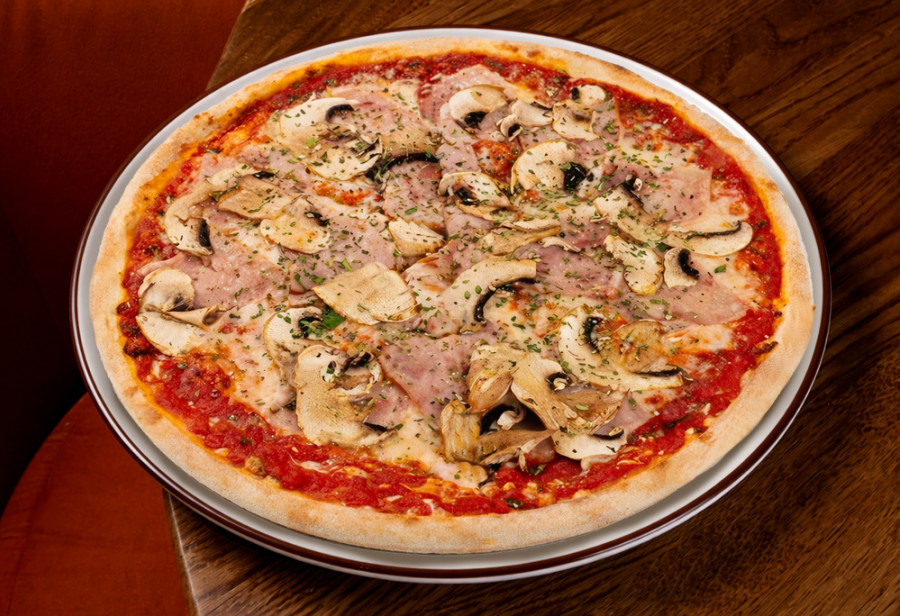 Ветчина и грибы