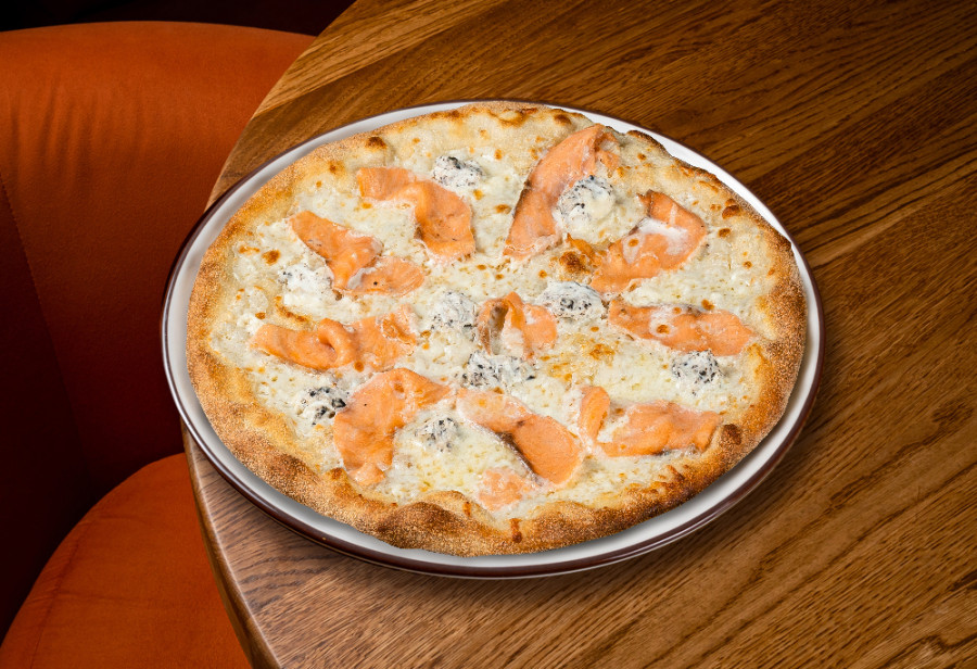 Пицца Снеговик подарок